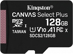 Карта памяти KINGSTON  SDCS2/128GBSP,  MicroSDXC,  Class 10 