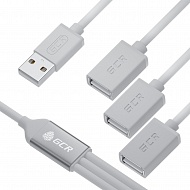 Концентратор USB Greenconnect  GCR-53356, портов: 3 