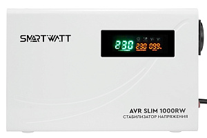 Стабилизатор напряжения SMARTWATT 6657 AVR SLIM 1000RW 