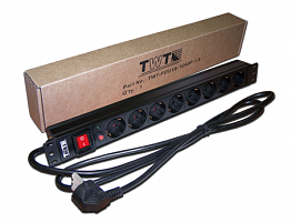 Блок розеток Lanmaster 6656 TWT-PDU19-16A8P-3.0 
