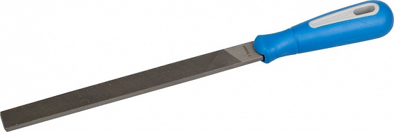 Напильник ЗУБР "ЭКСПЕРТ" плоский, двухкомпонентная рукоятка, № 2, 200мм, 1611-20-2