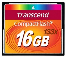 Карта памяти TRANSCEND  TS16GCF133, 16Gb,  Compact Flash 