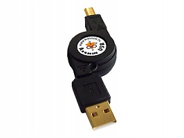 Кабель-рулетка,Konoos KCR-USB2-AMBM-0.75, USB 2.0 Pro 0.75m