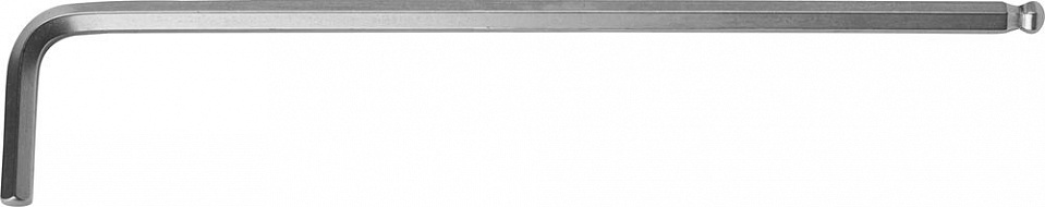 Ключ KRAFTOOL "INDUSTRIE" имбусовый, длинный c шариком, Cr-Mo, хромосатинированное покрытие, HEX 5