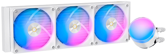 Жидкостное охлаждение Ocypus Delta L36 WH ARGB V2, 120 (мм), 2000 (об/мин)