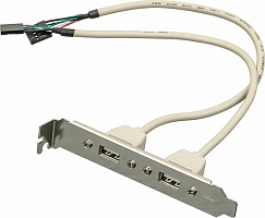 Адаптер ASIA 6615 BRACKET USB 2.0 2 PORT 