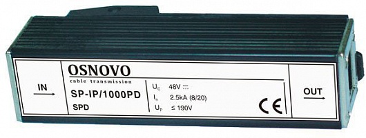 Устройство грозозащиты OSNOVO 6686 SP-IP/1000PD 