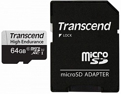 Карта памяти TRANSCEND  TS64GUSD350V,  MicroSDXC,  Class 10 