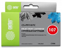 Картридж Cactus  CS-PFI107C 