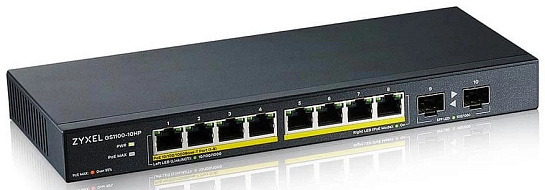 Коммутатор ZYXEL  GS1100-10HP-EU0102F 