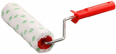 Валик МИКРОВОЛОКНО малярный в сборе, ворс 9 мм, бюгель 8 мм, 48x240мм, STAYER Profi