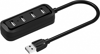 Концентратор USB Vention  VAS-J43-B100, портов: 4 