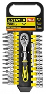 Набор торцевых головок STAYER  27754-H28 