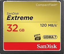 Карта памяти SANDISK  SDCFXSB-032G-G46, 32Gb,  Compact Flash 