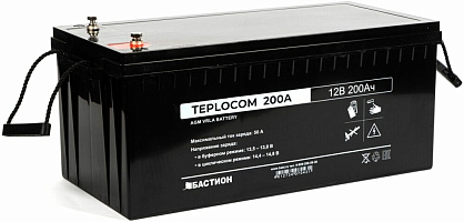 Батарея БАСТИОН 6654 TEPLOCOM 200Ач 