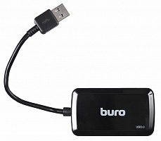 Концентратор USB BURO 6647 BU-HUB4-U3.0-S 