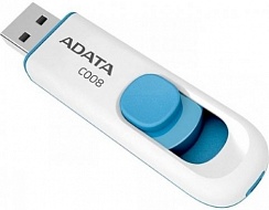 Флешка ADATA  AC008-16G-RWE, 16Gb,  USB 2.0 