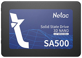 Твердотельный накопитель Netac  NT01SA500-128-S3X, 128Gb,  SATA-III 