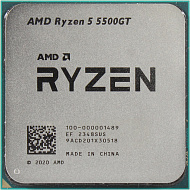 Процессор AMD Ryzen 5 5500GT, Socket-AM4, 3600МГц,  ядер: 6,  OEM 