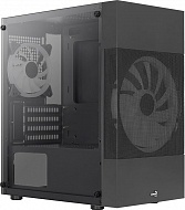 Корпус AEROCOOL  Atomic Lite-G-BK-v2, БП: Отсутствует  