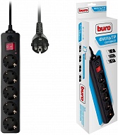 Сетевой фильтр BURO  500SH-1.8-B 