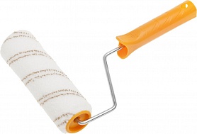 Валик "МИКРОВОЛОКНО" малярный в сборе, ворс 9 мм, бюгель 6 мм, 40x180мм, STAYER Master