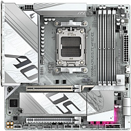 Материнская плата GIGABYTE  B850M A ELT WF6E ICE, Socket-AM5,  AMD B850,  DDR5 
