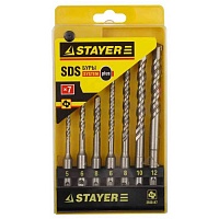 Набор буров по бетону STAYER 6546 2930-H7 