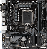 Материнская плата GIGABYTE  H610M S2H DDR4, Socket-1700,  Intel H610,  DDR4 