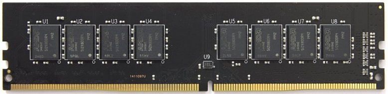 Оперативная память AMD  R744G2606U1S-UO,  DIMM,  DDR4,  2666 МГц 
