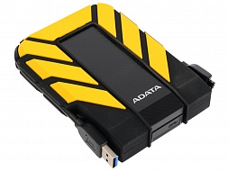 Внешний жесткий диск 2TB A-DATA HD710 Pro, 2,5" , USB 3.0, желтый, 2000Gb,  USB 3.0
