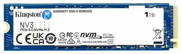 Твердотельный накопитель KINGSTON  SNV3S/1000G, 1000Gb,  PCI-E x4 