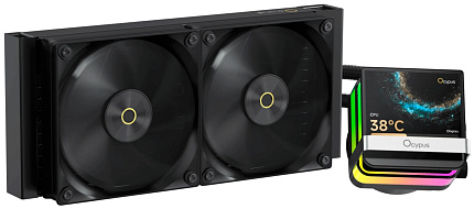 Жидкостное охлаждение Ocypus Sigma L24 PRO BK, 120 (мм), 2400 (об/мин)