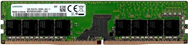 Оперативная память Samsung  M378A2G43CB3-CWED0,  DIMM,  DDR4,  3200 МГц 