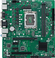 Материнская плата ASUS  PRO H610M-C D4-CSM, Socket-1700,  Intel H610,  DDR4 