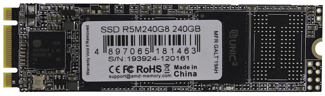 Твердотельный накопитель AMD  R5M256G8, 256Gb,  SATA-III 