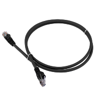 Патч-корд Lanmaster  LAN-PC45/U6-1.0-BK 