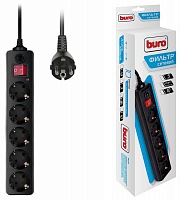 Сетевой фильтр BURO 6656 500SH-5-B 