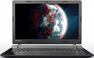 Ноутбук Lenovo IdeaPad 100-15IBY (Celeron N2840/2Gb/250Gb/Intel HD Graphics/15.6"/HD (1366x768)/Windows 10/black/WiFi/Cam), 80MJ00DTRK, Intel Celeron N2840,  2Gb,  250Gb,  SSD ОтсутствуетGb,  15.6
