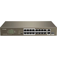 Коммутатор IP-COM  F1118P-16-150W 