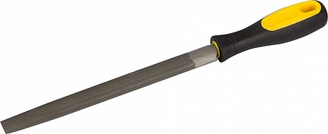 Напильник STAYER "PROFI" полукруглый, с двухкомпонентной рукояткой, № 2, 200мм