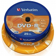 Диск VERBATIM  DVD-R 