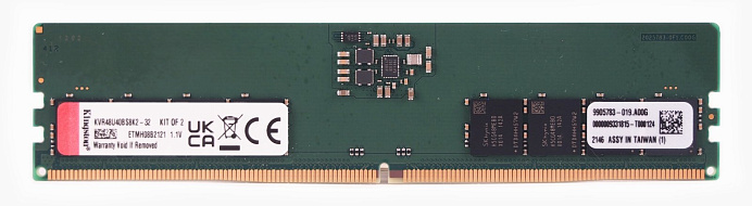 Оперативная память KINGSTON  KVR56U46BS6-8,  DIMM,  DDR5,  5600 МГц 