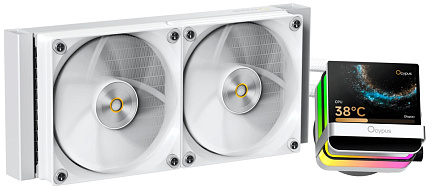 Жидкостное охлаждение Ocypus Sigma L24 PRO WH, 120 (мм), 2400 (об/мин)