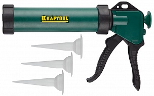 Пистолет для герметика KRAFTOOL "KraftSeal" 06677, закрытый, 320мл