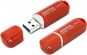 Флешка ADATA  AUV150-32G-RRD, 32Gb,  USB 3.0 