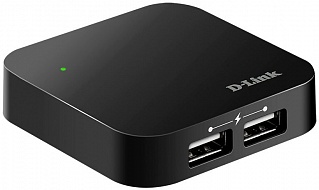 Концентратор USB D-LINK  DUB-H4/E1A, портов: 4 