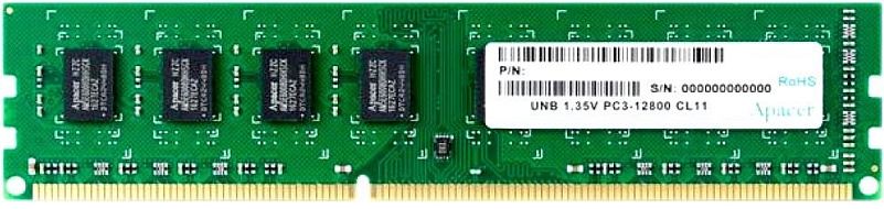 Оперативная память Apacer  AU08GFA60CATBGJ,  DIMM,  DDR3,  1600 МГц 