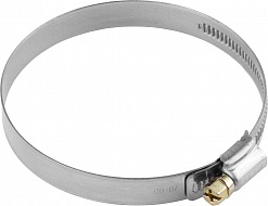 Хомуты ЗУБР "ЭКСПЕРТ", нерж. сталь, накатная лента 12 мм, 70-90 мм, 50 шт