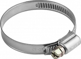 Хомуты ЗУБР "ЭКСПЕРТ", нерж. сталь, накатная лента 9 мм, 40-60 мм, 5 шт